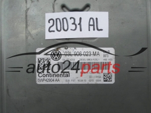 KOMPUTER STEROWNIK SILNIKA VW VOLKSWAGEN TIGUAN 2.0 TDI, CONTINENTAL 5WP42904 AA, 5WP42904AA, 03L 906 023 MA, 03L906023MA, 03L907425B