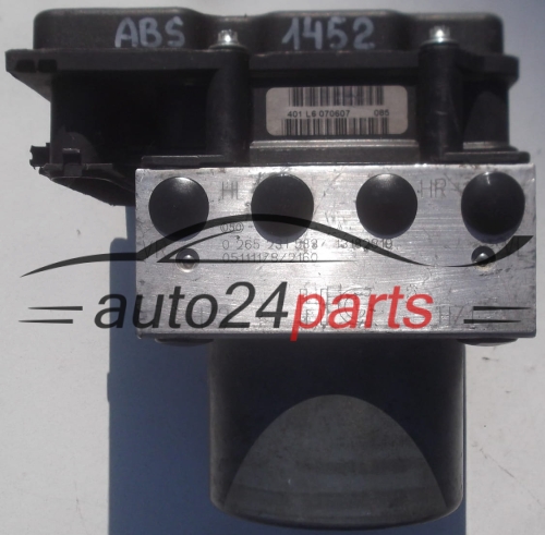 BOMBA HIDRAULICA Y CENTRALITA ABS OPEL CORSA C COMBO MERIVA BOSCH 0 265 231 583, 0265231583, 13182319 HG, 13182319HG, 0 265 800 770, 0265800770