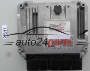 CENTRALINA DO MOTORE VW VOLKSWAGEN TIGUAN 2.0 TFSI BOSCH 0 261 S06 054, 0261S06054, 06J 906 027 R, 06J906027R, 06J 906 027 CF, 06J906027CF, MED17.5.2