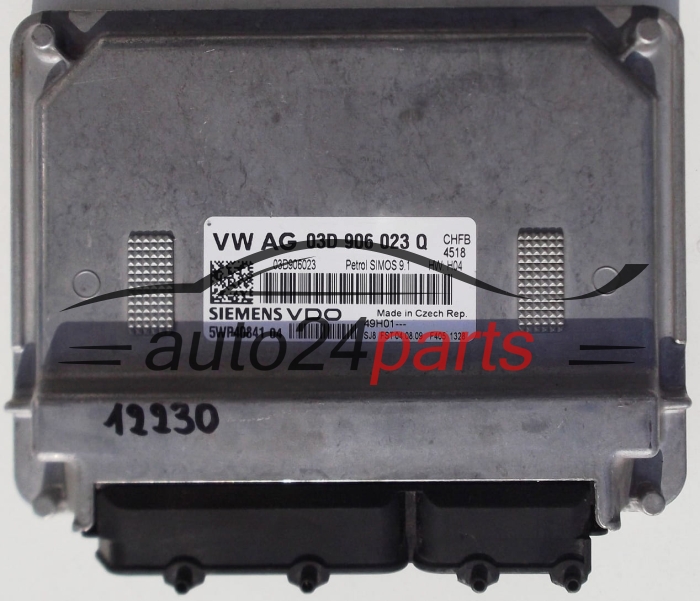 VW VOLKSWAGEN POLO FOX 1.4, SIMENS 5WP40841 04, 5WP4084104, 03D 906 023 Q, 03D906023Q