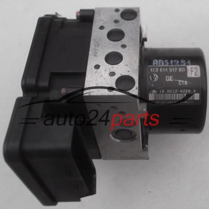 BOMBA HIDRAULICA Y CENTRALITA ABS VOLKSWAGEN SEAT SKODA 1K0 614 517 BD, 1K0614517BD, ATE 10.0212-0220.4, 10021202204, 1K0 907 379 AD, 1K0907379AD, ATE 10.0961-0307.3, 10096103073 