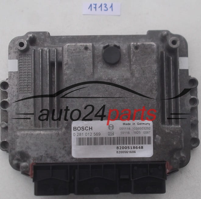 Μονάδα Ελέγχου Κινητήρα SUZUKI GRAND VITARA 1.9 DID BOSCH 0 281 012 569, 0281012569, 8200518648, 8200561686
