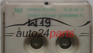 Schermo del display multifunzione radio  OPEL VECTRA B SIEMENS 5WK74660