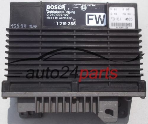 CENTRALITA ECU CAJA DE CAMBIO AUTOMATIC BMW BOSCH 0 260 002 127, 0260002127, 1 219 365 FW, 1219365FW, 1219365