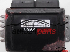 ECU ENGINE CONTROLLER RENAULT MEGANE 2.0 16 V SIEMENS S110630002 D, S110630002D, 8200072538, 8200033924