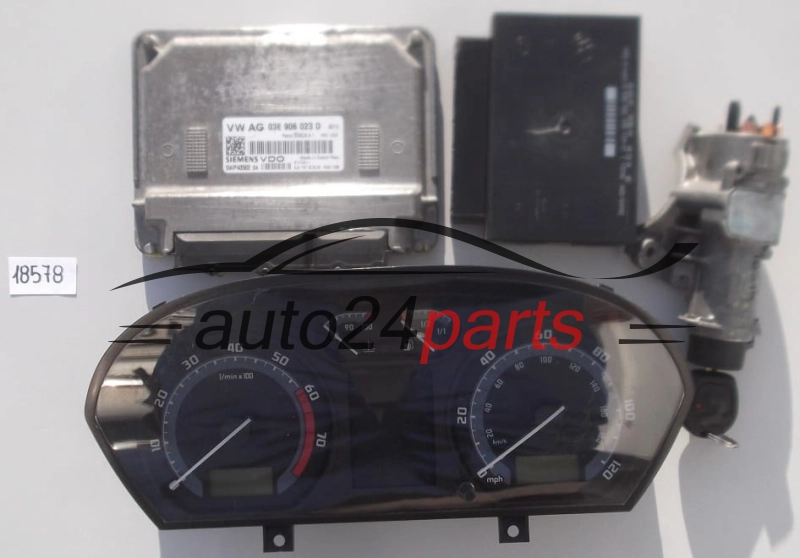 Sterownik silnika Seat Ibiza Skoda Fabia Volkswagen Polo 1.2 BME 5WP4050204 03E906023D – zdjęcie 2