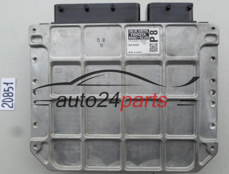 CENTRALINA DO MOTORE TOYOTA 89661-42J40, 8966142J40, 275900-5001, 2759005001