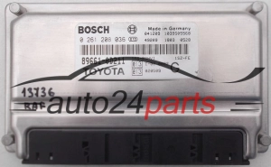 KOMPUTER STEROWNIK SILNIKA TOYOTA YARIS 1.0 89661-0D210 1SZ-FE, 896610D210, BOSCH 0261208036, 0 261 208 036 -  13797, 15164