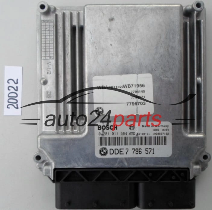 KOMPUTER STEROWNIK SILNIKA BMW E53 X3 2.0 D BOSCH 0 281 011 564,  DDE 7 796 571