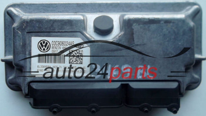 MOTORSTEUERGERÄT ECU STEUERGERAT VOLKSWAGEN SEAT IBIZA 1.4 Magneti Marelli MY2 4HV.AS,  03C 906 024 AS,  61601.450.01