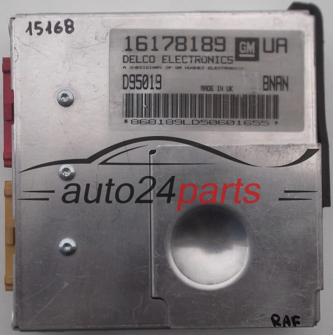 KOMPUTER STEROWNIK SILNIKA OPEL TIGRA 1.4, 16178189 UA