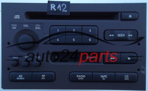RADIO CD KASETY SAAB 9-5 5038120 / YS 8120 / YS8120  / Y0054003 / 20033279 / 20017942 - R12, R17, R189