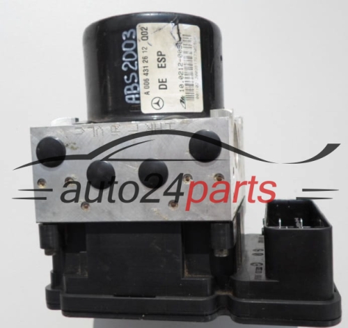 POMPE HYDRAULIQUE ET CALCULATEUR d'ABS MERCEDES C-CLASS A 006 431 26 12,  ATE 10.0212-0098.4