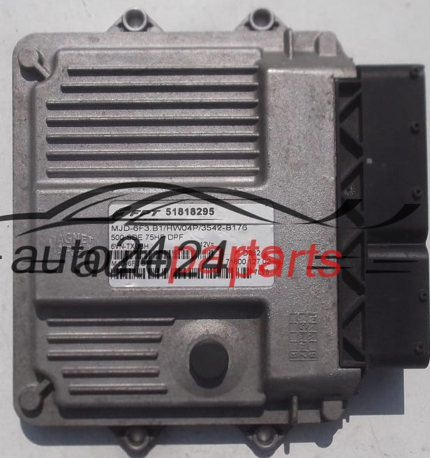 Μονάδα Ελέγχου Κινητήρα FIAT 500 1.3 MAGNETI MARELLI MJD-6F3.B1, MJD6F3B1, FPT 51818295, 71600.127.02, 7160012702