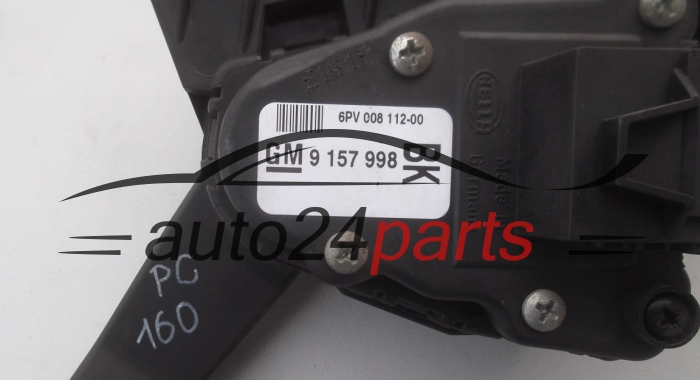 PEDAL DE ACELERADOR POTENCIOMETRO OPEL ASTRA 9157998 BK, 9 157 998 BK, 9193186, 848003 
