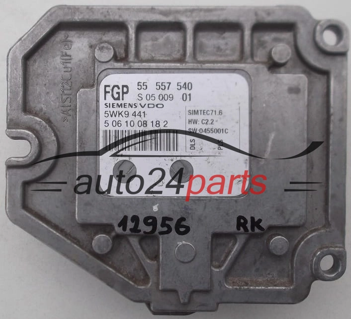 Μονάδα Ελέγχου Κινητήρα OPEL VECTRA SIGNUM 1.8 Z18XE SIEMENS 5WK9 441, 5WK9441, 55 557 540, 55557540