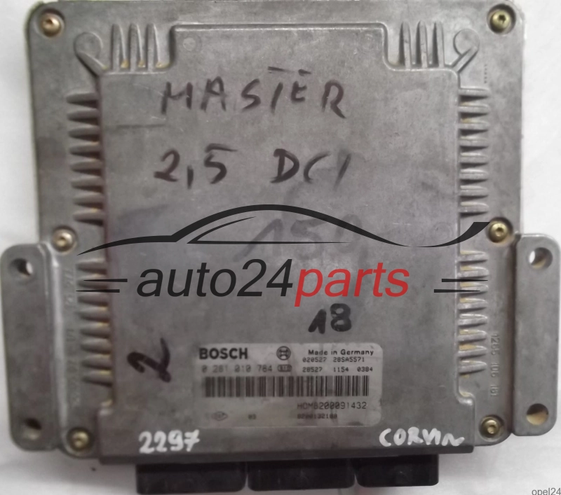  ECU CENTRALITA DE MOTOR RENAULT MASTER 2.5 DCI BOSCH 0281010784