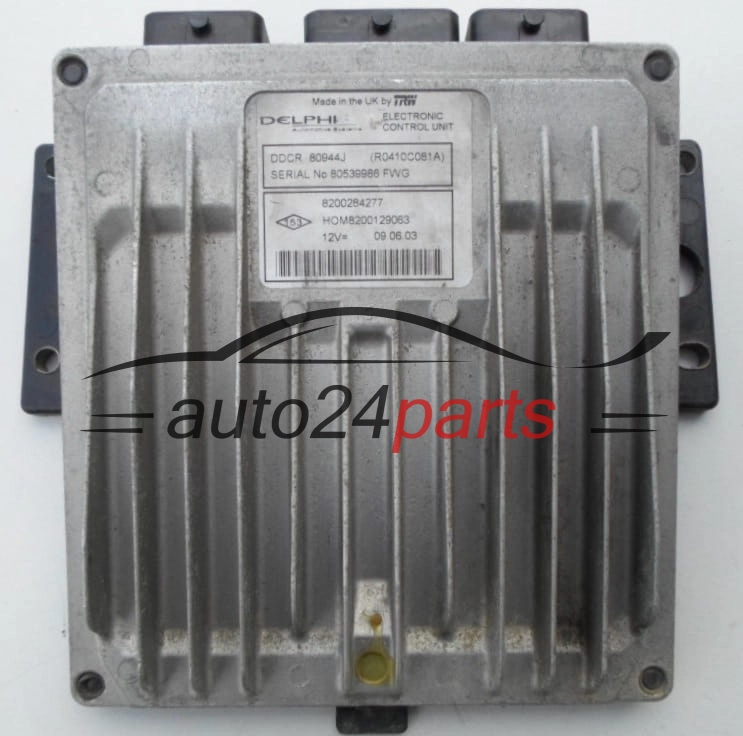Μονάδα Ελέγχου Κινητήρα RENAULT CLIO 1.5 DCI Delphi R0410C081A, 8200284277, HOM 8200129063
