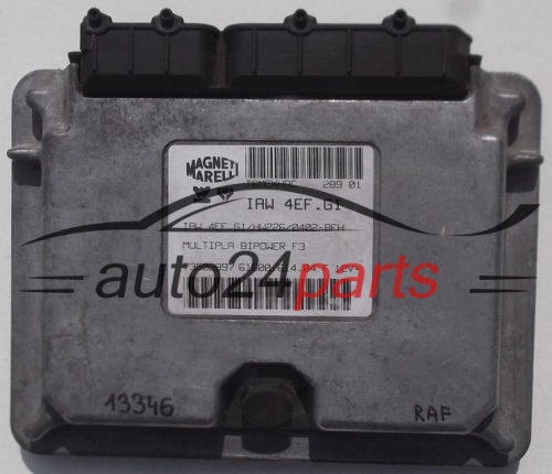 CENTRALITA DE MOTOR FIAT MULTIPLA BIPOWER F3 MAGNETI MARELLI IAW 4EF.G1, IAW4EFG1, 61600.614.04, 6160061404
