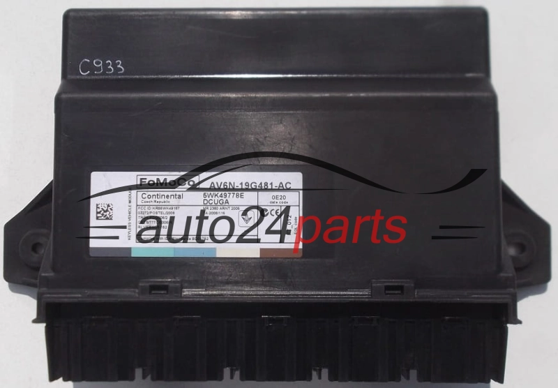 CONTINENTAL 5WK49778E, FoMoCo AV6N-19G481-AC, AV6N19G481AC