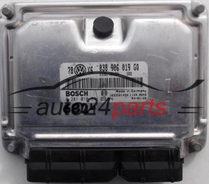 KOMPUTER STEROWNIK SILNIKA VW VOLKSWAGEN PASSAT 1.9 TDI AVF 038 906 019 GQ, 038906019GQ, BOSCH 0 281 010 941, 0281010941, DIESEL EDC15P+ 1582 1039S01450 - 