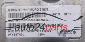 CALCULATEUR MOTEUR FIAT PUNTO EVO 1.3 MAGNETI MARELLI MJD 8F2.G1
