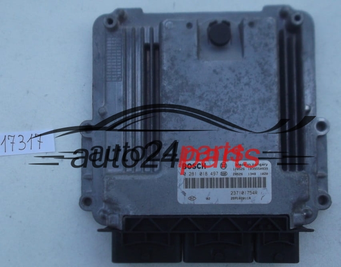MOTORSTEUERGERÄT ECU STEUERGERAT RENAULT TRAFIC 2.0 HDI BOSCH 0 281 018 497