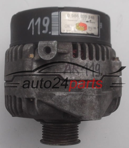 Γεννήτρια  OPEL OMEGA B VECTRA B FRONTERA BOSCH 0123510063, 0986039240, 120A