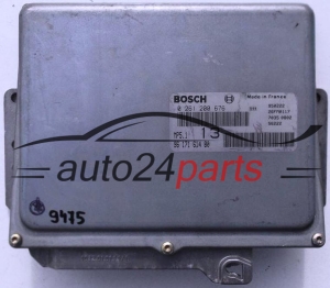 KOMPUTER STEROWNIK SILNIKA PEUGEOT 306, CITROEN ZX 1.6, BOSCH 0 261 200 676, 0261200676, 96 171 614 80, 9617161480 -  9475, 9941