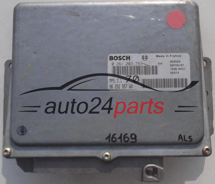 CENTRALINA DO MOTORE CITROEN PEUGEOT 2.0 BOSCH 0 261 203 797, 0261203797, 96 252 557 60, 9625255760