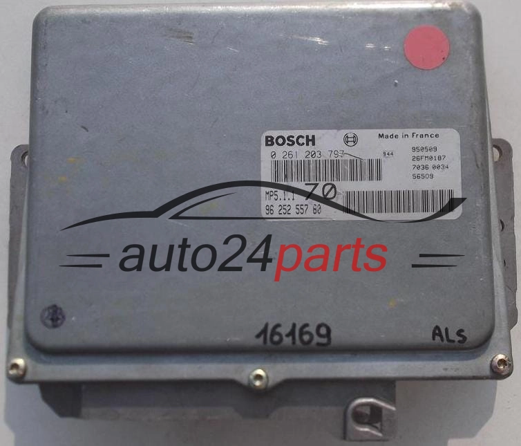 CENTRALINA DO MOTORE CITROEN PEUGEOT 2.0 BOSCH 0 261 203 797, 0261203797, 96 252 557 60, 9625255760