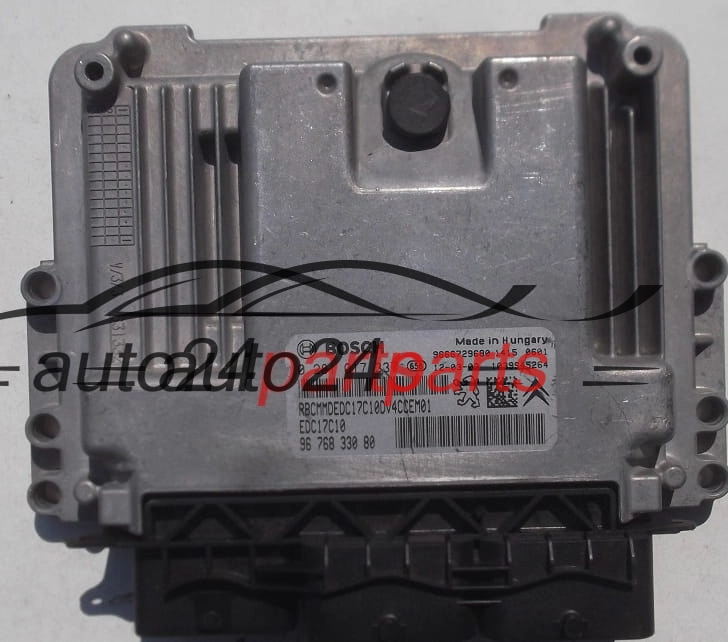 ECU CENTRALITA DE MOTOR CITROEN C3 1.4 HDI BOSCH 0 281 017 337,  96 768 330 80, 9 9666729680