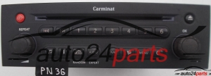 RADIO CD NAVI CARMINAT RENAULT MEGANE 8200 484 424 T / 8200484424T / 6500-4865 / 65004865 / BE 7433 / BE7433 
