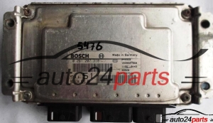 CALCULATEUR MOTEUR CITROEN XSARA PICASSO 1.6 BOSCH 0261207318, 0 261 207 318, 9643897580 9653492680, 96 534 926 80 M7.4.4 51 SOFT 1039S07068