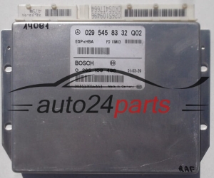 ECU ENGINE CONTROLLER ESP+HBA MERCEDES W168 A KLASA BOSCH 0 265 109 496, 0265109496, 029 545 83 32, 0295458332