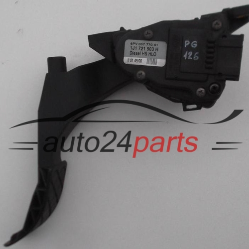 PEDAL DO ACELERADOR POTENTIOMETER VOLKSWAGEN AUDI SEAT 1J1 721 503 H, 1J1721503H, 6PV 007 770-01, 6PV00777001 