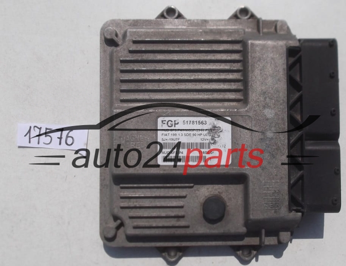 KOMPUTER STEROWNIK SILNIKA FIAT GRANDE PUNTO 1.3 MJD 6F3.P4, MJD6F3P4, 51781563