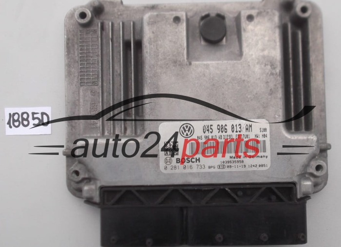 KOMPUTER STEROWNIK SILNIKA VW VOLKSWAGEN SEAT 1.4 TDI BOSCH 0 281 016 733