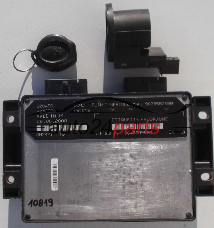 calculateur moteur pour peugeot 206 1.9d 