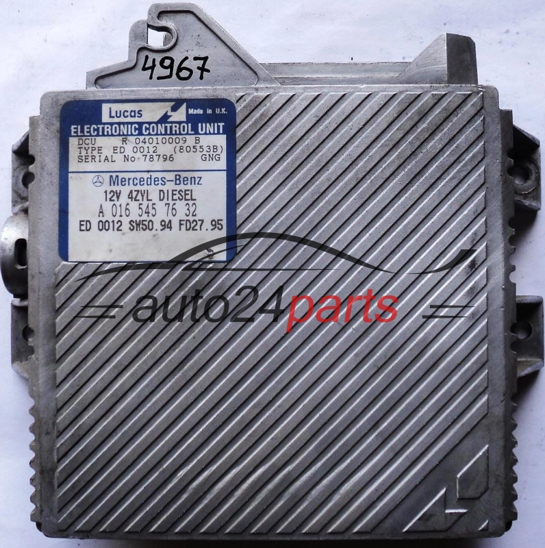 calculateur moteur pour mercedes w202, w210, c220 2.2 diesel