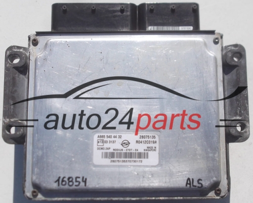MOTORSTEUERGERÄT ECU STEUERGERAT SSANGYONG RODIUS R0412C019A, A665 540 44 32, A6655404432, 28075135