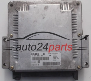 Μονάδα Ελέγχου Κινητήρα PEUGEOT 206 2.0 HDI BOSCH 0 281 001 866, 0281001866, 96 351 579 80, 9635157980, EDC15C2 02