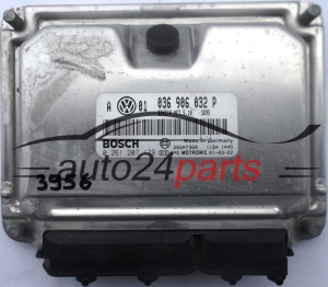 ECU ENGINE CONTROLLER VW VOLKSWAGEN GOLF BORA 1.4 036906032P, 036906032 P, BOSCH 0261207179, 0 261 207 179