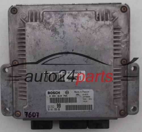 KOMPUTER STEROWNIK SILNIKA PEUGEOT 607 2.2 HDI BOSCH 0 281 010 765, 0281010765, 96 441 996 80, 9644199680 - 