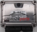 CENTRALINA MOTORE VW VOLKSWAGEN POLO 1.4 TDI AMF 045906019AP, 045 906 019 AP, BOSCH 0 281 010 865, 0281010865, DIESEL EDC15P+ 1554, 1039S00474 