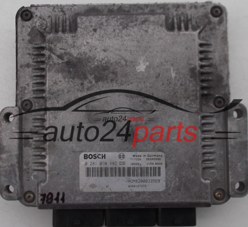 CENTRALINA DO MOTORE RENAULT MEGANE 1.9 DCI, BOSCH 0281010483, HOM8200039569