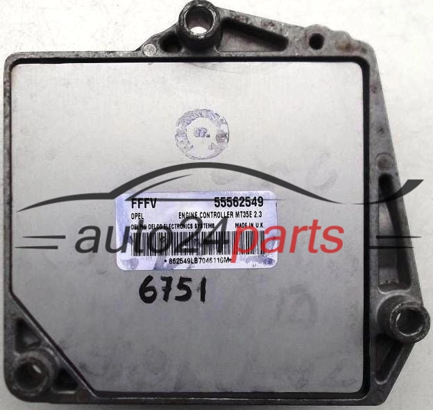 CALCULATEUR MOTEUR OPEL ASTRA H ZAFIRA B DELPHI DELCO 55562549 FFFV, 55562549FFFV, MT35E 2.3