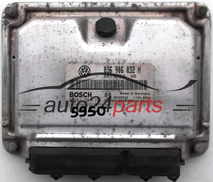 Centralita de motor Seat Leon 1.4 16V 036906032H Bosch 0261207191 26SA8532 1184 2098 ME7.5.10 4434