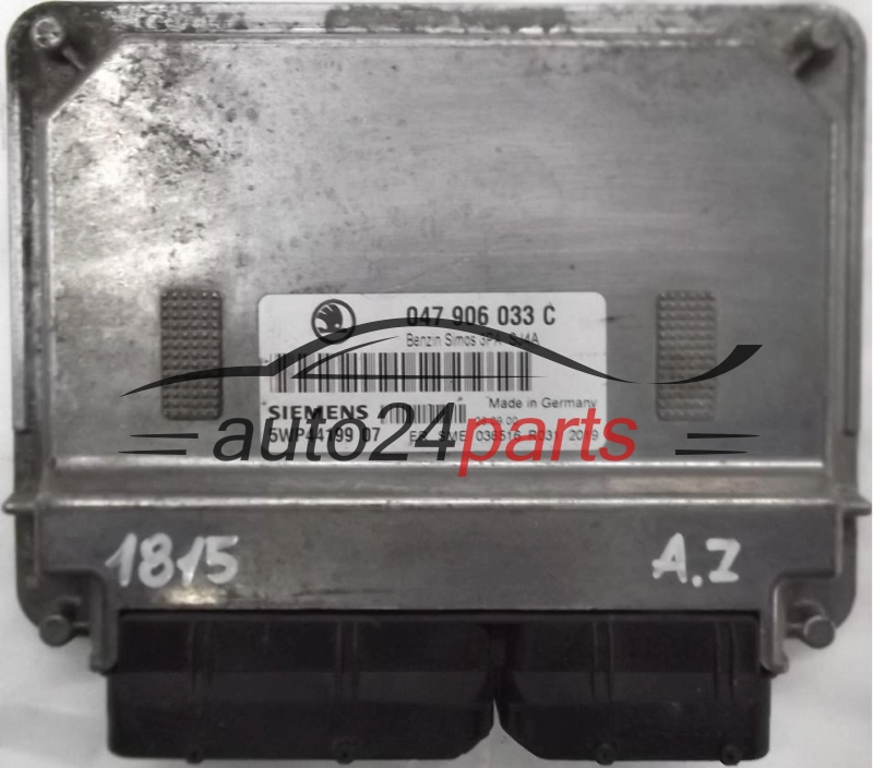 ECU ENGINE CONTROLLER SKODA FABIA 1.4 047906033C, SIEMENS 5WP44199