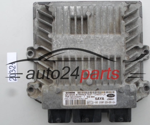 KOMPUTER STEROWNIK SILNIKA FORD FIESTA 1.4 TDCI SID 804 3S61-12A650-LA, 3S6112A650LA, 5WS40069A-T, 5WS40069AT 